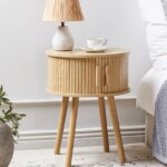 Élise Natural wood - Side Table.