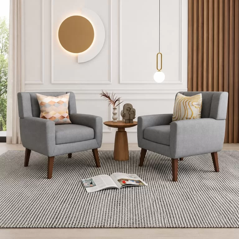 Aurore Armchair - Natural Wood.