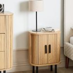 Camille Natural wood-Side Table.