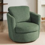 Impérial Curved Armchair - Natural Wood.